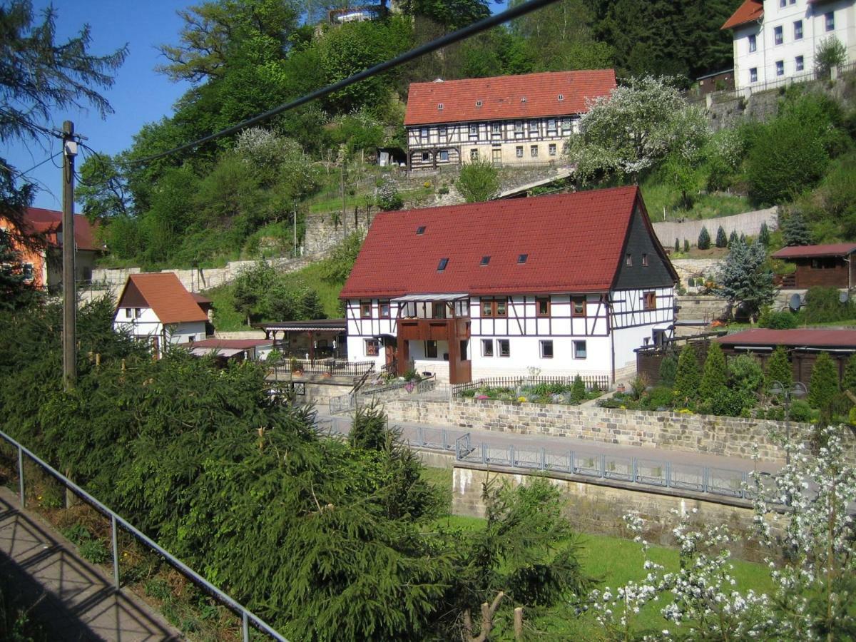 Ferienwohnung Am Grünbach Rathen Exterior foto